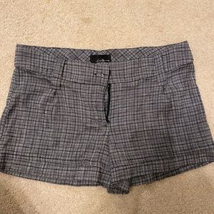 Black and white Short shorts